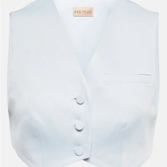 Aya Muse Auri Cropped Vest - Picture 2 of 4